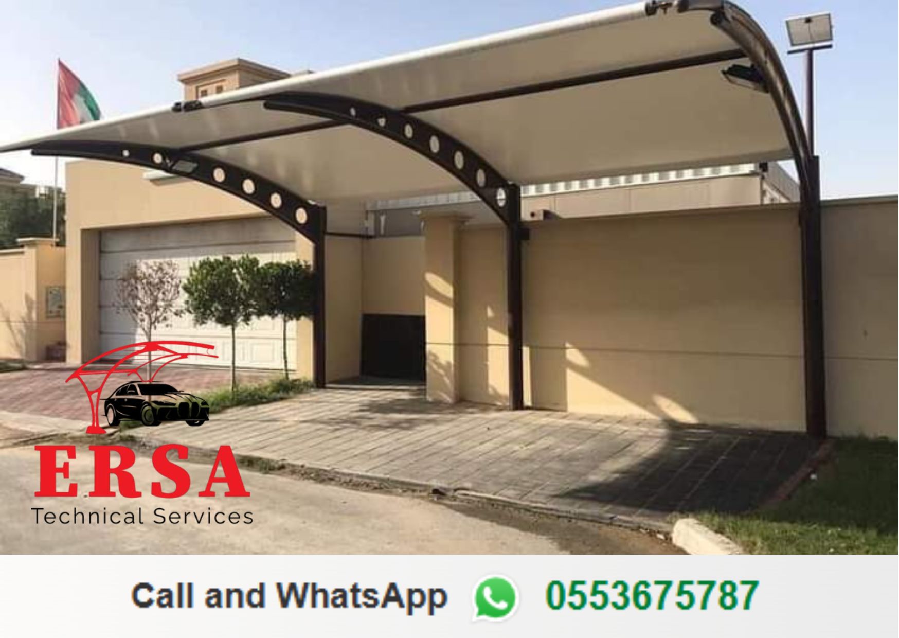 Cantilever Parking Shade